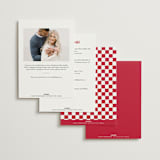 "Maraschino" - Bridal Shower Invitations in Cherry by Nazia Hyder - Back of Card Options