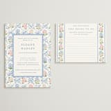 "Martha" - Bridal Shower Invitations in Cloud by Sarah Knight - Matching Enclosure Card