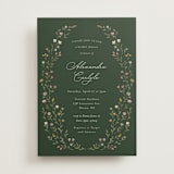 "Floral Greenery" - Bridal Shower Invitations in Juniper by Katherine Moynagh - Front