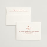 "BridalCake" - Bridal Shower Invitations in Rosette by Vera Lim - FREE Recipient Addressing