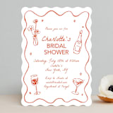"Chic Soirée" - Bridal Shower Invitations in Verona Sunset by Cass Loh - Front