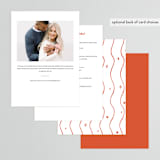 "Chic Soirée" - Bridal Shower Invitations in Verona Sunset by Cass Loh - Back of Card Options