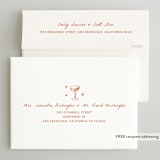 "Chic Soirée" - Bridal Shower Invitations in Verona Sunset by Cass Loh - FREE Recipient Addressing