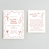 "Chic Soirée" - Bridal Shower Invitations in Verona Sunset by Cass Loh - Matching Enclosure Card