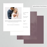 "Pretty" - Bridal Shower Invitations in Peach by Lori Wemple - Back of Card Options