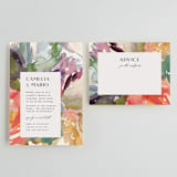 "Pretty" - Bridal Shower Invitations in Peach by Lori Wemple - Matching Enclosure Card
