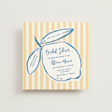 "Citrine" - Bridal Shower Invitations in Lemon by Jelena Vuletic - Front