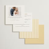 "Citrine" - Bridal Shower Invitations in Lemon by Jelena Vuletic - Back of Card Options