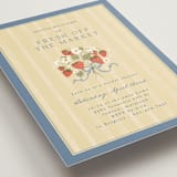 "Strawberry Sunshine" - Bridal Shower Invitations in Blueberry by Erin L. Wilson - Detail