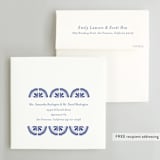"Talavera" - Bridal Shower Invitations in Azure by Lagniappe Paper - FREE Recipient Addressing