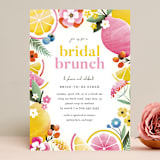 "Bridal Brunch" - Bridal Shower Invitations in Pink Lemonade by Laura Moyer - Front