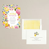 "Bridal Brunch" - Bridal Shower Invitations in Pink Lemonade by Laura Moyer - Assembled