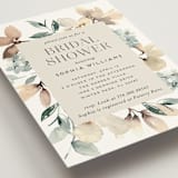 "Grande" - Bridal Shower Invitations in Dried Botanicals by Petra Kern - Detail