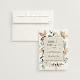 "Grande" - Bridal Shower Invitations in Dried Botanicals by Petra Kern - Invitation with Envelope