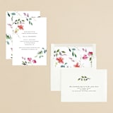 "Spring Wildflowers" - Bridal Shower Invitations in Floral by Mere Paper - Assembled