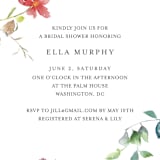 "Spring Wildflowers" - Bridal Shower Invitations in Floral by Mere Paper - Detail