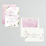 "Florista Modernista" - Bridal Shower Invitations in Petal by Petra Kern - Assembled