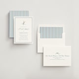 "Lilly Bow" - Bridal Shower Invitations in Something Blue by Carolyn MacLaren - Assembled