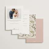 "Blossoms & Butterflies" - Bridal Shower Invitations in Blush by Susan Moyal - Back of Card Options