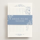 "Wild Roses" - Bridal Shower Invitations in Nova by Kristen Smith - Assembled with Belly Band