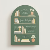 "The next chapter" - Bridal Shower Invitations in Forest by Jennifer Wick - Front