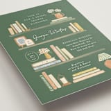 "The next chapter" - Bridal Shower Invitations in Forest by Jennifer Wick - Detail