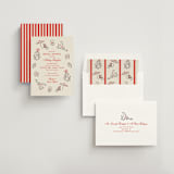 "Portofino" - Bridal Shower Invitations in Lobster by Jackie Crawford - Assembled