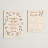"Portofino" - Bridal Shower Invitations in Lobster by Jackie Crawford - Matching Enclosure Card