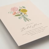 "floral bouquet" - Bridal Shower Invitations in Cream by Lori Wemple - Detail