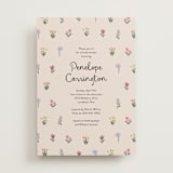 "Wildflower Bloom" - Bridal Shower Invitations in Spring by Rachel Mattern - Front