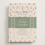 "Wildflower Bloom" - Bridal Shower Invitations in Spring by Rachel Mattern - Assembled with Belly Band
