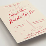 "Love Spritz" - Bridal Shower Invitations in Pink Lemonade by Ani Somi - Detail