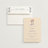"Out East" - Bridal Shower Invitations in Cobalt by Sarah Rosenthal - Invitation with Envelope