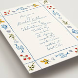 "Fresh Border" - Bridal Shower Invitations in Mediterraneo by Tamara Hilje - Detail
