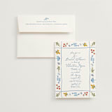 "Fresh Border" - Bridal Shower Invitations in Mediterraneo by Tamara Hilje - Invitation with Envelope