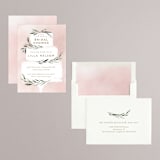 "Sweet Bride" - Bridal Shower Invitations in Blush by Petra Kern - Assembled