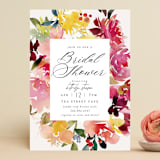 "Magic Flowers" - Bridal Shower Invitations in Petal by Lori Wemple - Front