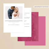 "Magic Flowers" - Bridal Shower Invitations in Petal by Lori Wemple - Back of Card Options