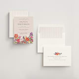 "Wildflower Garden" - Bridal Shower Invitations in Peony by Ashlee Townsend - Assembled
