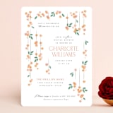 "Floral Tapestry" - Bridal Shower Invitations in Sunset by Robert and Stella - Front