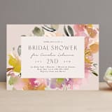 "Bouquet" - Bridal Shower Invitations in Blush by Lori Wemple - Front