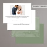 "Bouquet" - Bridal Shower Invitations in Blush by Lori Wemple - Back of Card Options