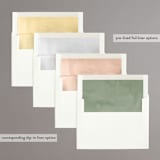 "Bouquet" - Bridal Shower Invitations in Blush by Lori Wemple - Envelope Liner Options