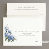"English Garden" - Bridal Shower Invitations in Sky by Kate Ahn - FREE Recipient Addressing