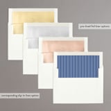 "English Garden" - Bridal Shower Invitations in Sky by Kate Ahn - Envelope Liner Options