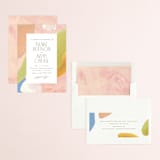 "Nature" - Bridal Shower Invitations in Apricot by Creo Study - Assembled