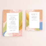 "Nature" - Bridal Shower Invitations in Apricot by Creo Study - Matching Enclosure Card