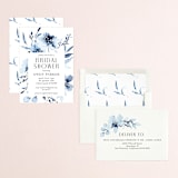 "Blu" - Bridal Shower Invitations in Sapphire by Petra Kern - Assembled