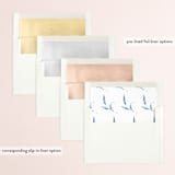 "Blu" - Bridal Shower Invitations in Sapphire by Petra Kern - Envelope Liner Options