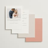 "Brunch & Bubbles" - Bridal Shower Invitations in Blush by Angela Thompson - Back of Card Options